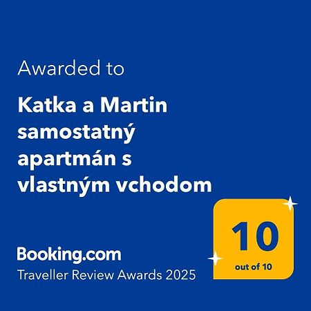 Katka A Martin Samostatny Apartman S Vlastnym Vchodom Liptovský Mikuláš Exterior foto